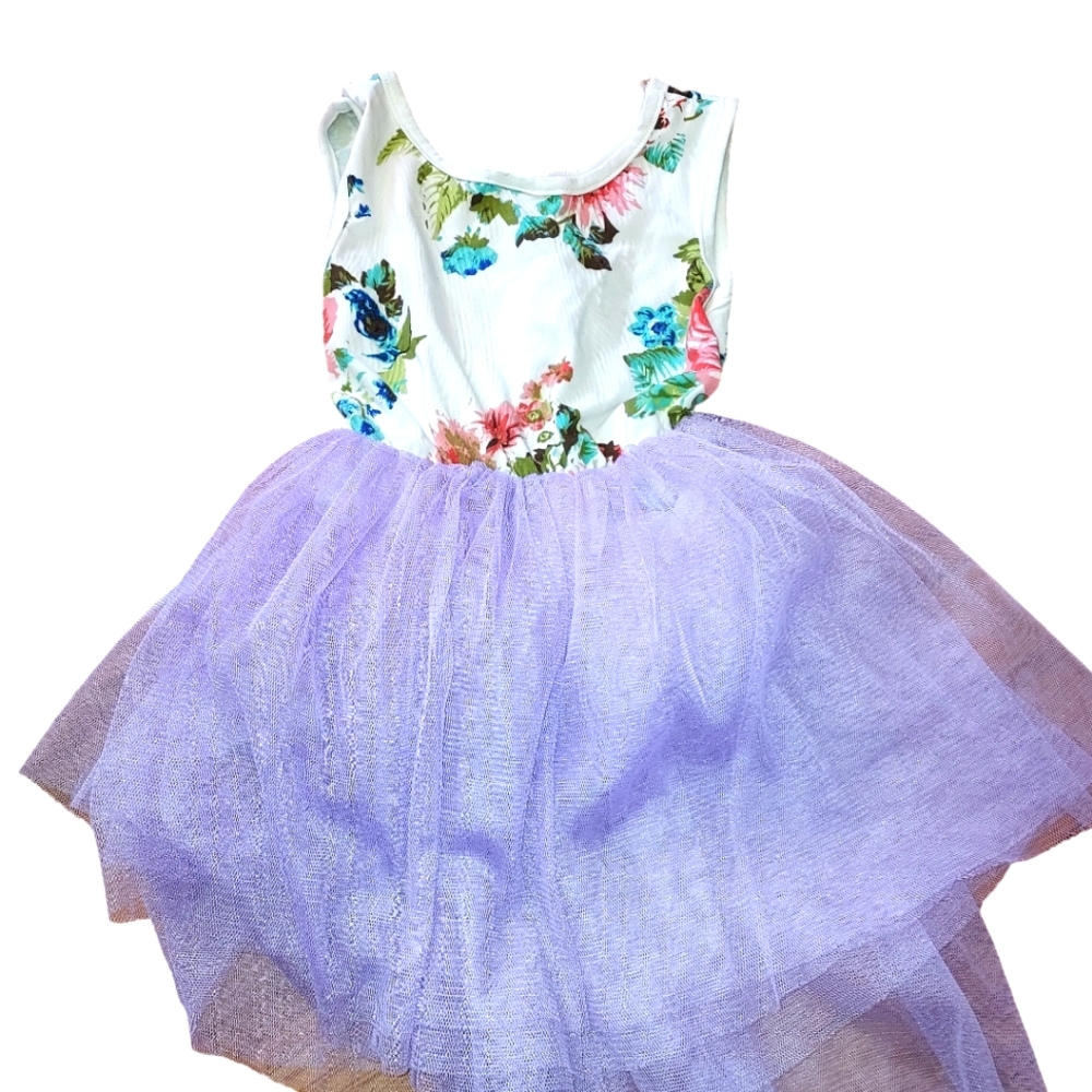 Girls Size 18-24 month floral dress beautiful thulle boutique style